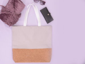 Lifestyle image of a tote bag